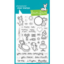 Lawn Fawn - Sew very Mice - Clear Stamp 4x6