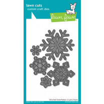 Lawn Fawn - Stitched Snowflakes - Stanzen