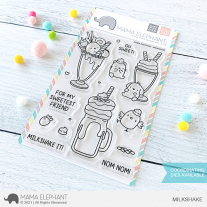 Mama Elephant - Milkshake - Clear Stamp 4x6