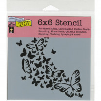 The Crafters Workshop - Stencil Schablone 15x15cm - Butterfly Trail