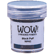 WOW! Embossing Powder - Black Puff 15ml