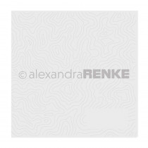 Alexandra Renke - Prägefolder - Muster Höhenlinien