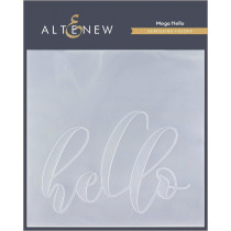 Altenew - 3D Debossing Folder - Mega Hello