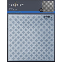 Altenew - 3D Embossing Folder - Basic Plaid