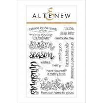 Altenew - Halftone Holidays - Clear Stamp 4x6