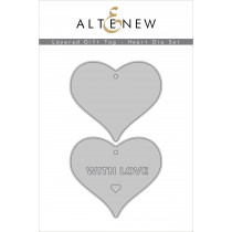 Altenew - Layered Gift Tag - Heart - Stanzen
