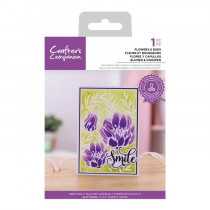 Crafter's Companion - Flowers & Buds - 4x6 Clear Stamp Set