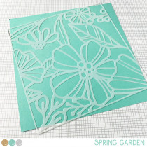 Create A Smile - Schablone - Spring Garden