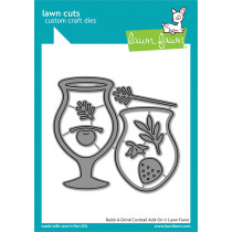 Lawn Fawn - Build-a-drink cocktail add-on - Stand alone Stanzschablone