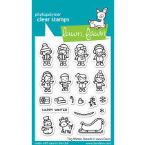 Lawn Fawn - Tiny Winter Friends - Clear Stamps 3x4