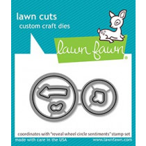 Lawn Fawn - reveal wheel circle sentiments - Stanzen