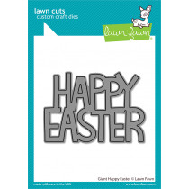 Lawn Fawn - Giant Happy Easter - Stand Alone Stanze