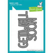 Lawn Fawn - Giant Get Well Soon - Stand Alone Stanze