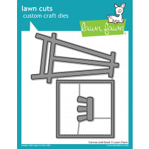 Lawn Fawn - Canvas and Easel - Stand Alone Stanzschablone