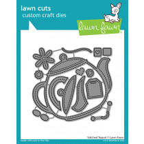 Lawn Fawn - Stitched Teapot - Stand Alone Stanzschablone