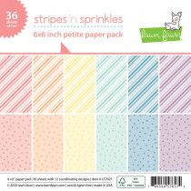 Lawn Fawn - Stripes 'n Sprinkles - Petite Paper Pack 6x6