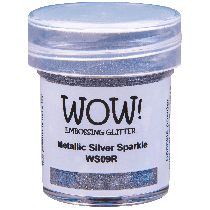 WOW! Embossing Powder - Metallic Silver Sparkle