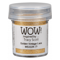 WOW! Embossing Powder - Golden Vintage Lace