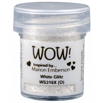 WOW! Embossing Powder - White Glitz 15ml