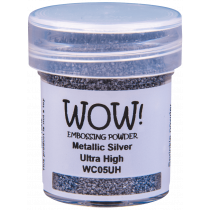 WOW! Embosssing Powder - Metallic Silver Ultra High