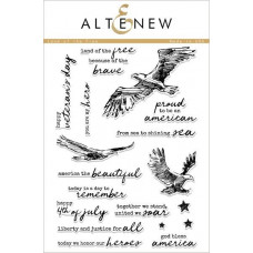 Altenew -  Land Of The Free - Clear Stamps 6x8
