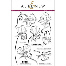 Altenew -  Sweetest Peas - Clear Stamps 6x8