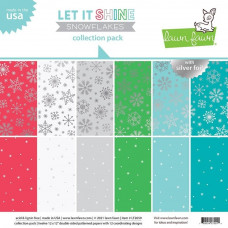 Lawn Fawn - Collection Pack 12x12 - Let It Shine Snowflakes