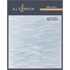 Altenew - 3D Embossing Folder - Ribbon Waves