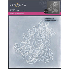 Altenew - 3D Embossing Folder - Scalloped Flowers