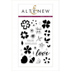 Altenew - Heart Flowers - Clear Stamp 4x6
