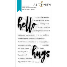 Altenew - Hello and Hugs - Clear Stamps 4x6