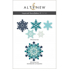 Altenew - Layered Snowflakes 2 - Stand alone Stanzschablonen