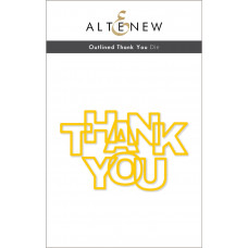Altenew - Outlined Thank You - Stanze