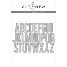 Altenew - Fine Alphabet - Stanze