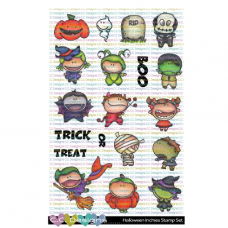 C.C. Designs - Halloween Inchies - Clear Stamp Set 4x8