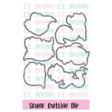 C.C. Designs - Skunk - Stanzen
