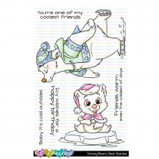 C.C. Designs - Snowy Bears - Clear Stamp