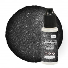Couture Creations - Alcohol Ink - Glitter Accents - Onyx 12ml