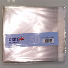 Craft UK - Clear Card Bags 7x7