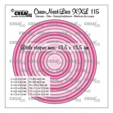  Crealies - Crea-Nest-Lies XXL Stanzschablonen 115 Circles with little stripes