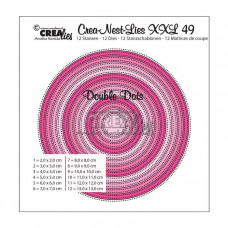 Crealies - Crea-Nest-Lies XXL Stanzschablonen 49 Circles with double dots