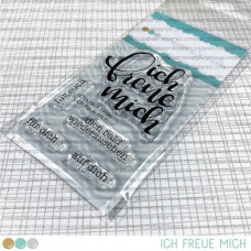 Create A Smile - ich freue mich - Clear Stamps 2x3