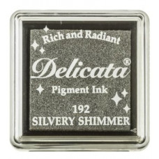 Delicata Pigment Mini Ink Pad Silvery Shimmer