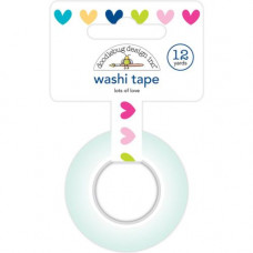 Doodlebug Washi Tape 15mmx12yd (ca. 11m) Lots of Love
