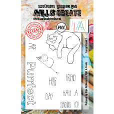AALL & Create - A7 Stamps - Furry Friends 1