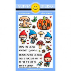 Sunny Studio - Home Sweet Gnome - Clear Stamps 4x6
