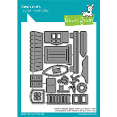 Lawn Fawn - Build-a-house beach add-on - Stand alone Stanzschablone