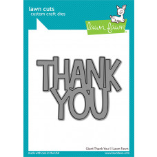 Lawn Fawn - Giant Thank You - Stand Alone Stanze