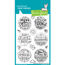 Lawn Fawn - More Magic Messages - Clear Stamp Set 4x6 bastel-traum.ch