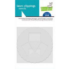 Lawn Fawn - Reveal Wheel Templates: Rectangle + Virtual Friends - Schablonen
